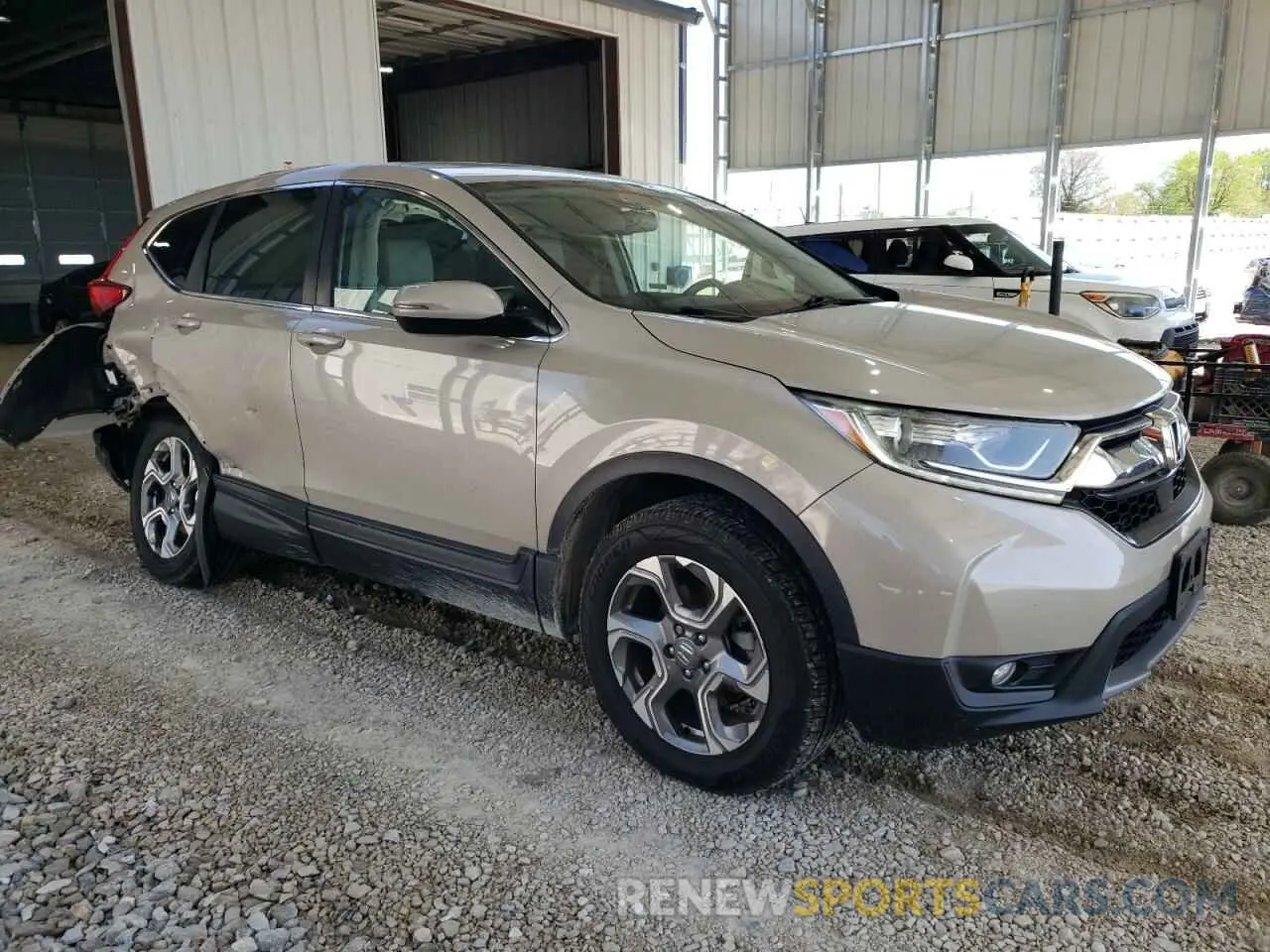 4 Фотография поврежденного автомобиля 2HKRW2H8XKH624017 HONDA CRV 2019