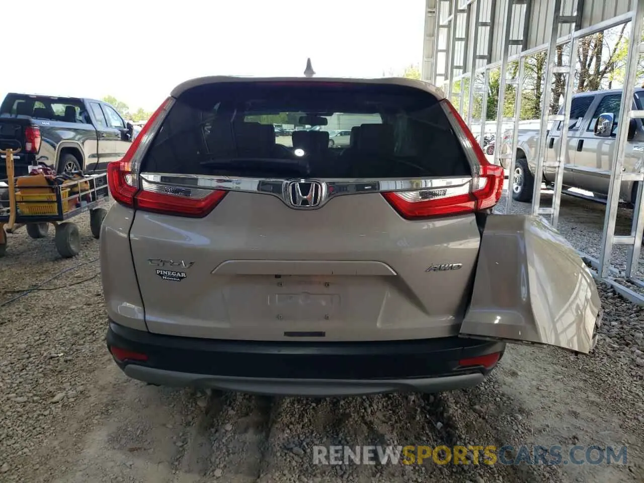 6 Фотография поврежденного автомобиля 2HKRW2H8XKH624017 HONDA CRV 2019