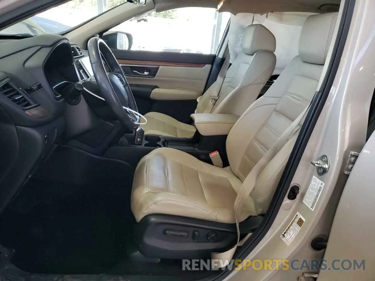 7 Фотография поврежденного автомобиля 2HKRW2H8XKH624017 HONDA CRV 2019