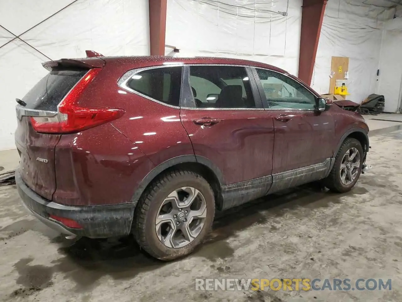 3 Photograph of a damaged car 2HKRW2H8XKH655168 HONDA CRV 2019