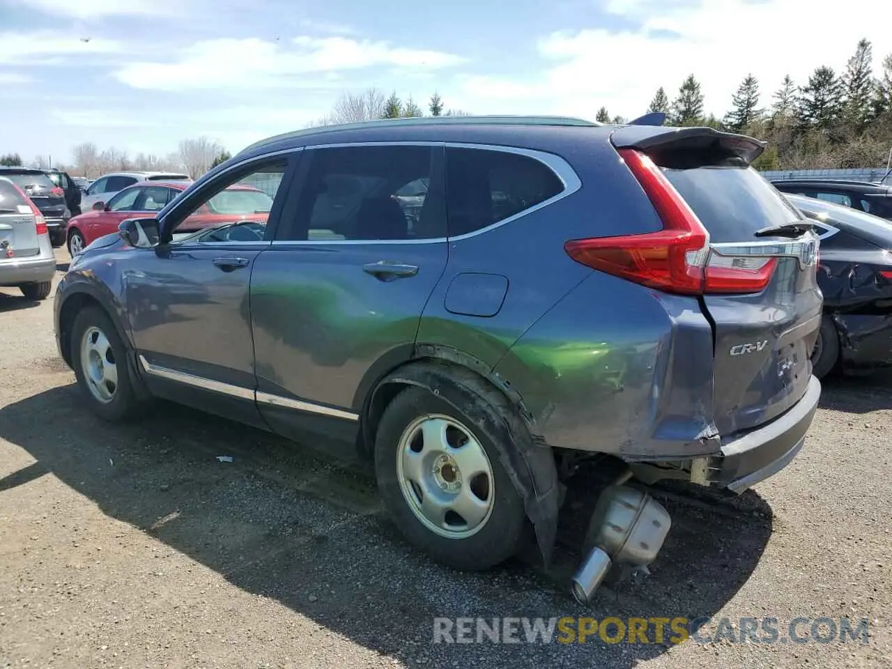 2 Photograph of a damaged car 2HKRW2H90KH149664 HONDA CRV 2019