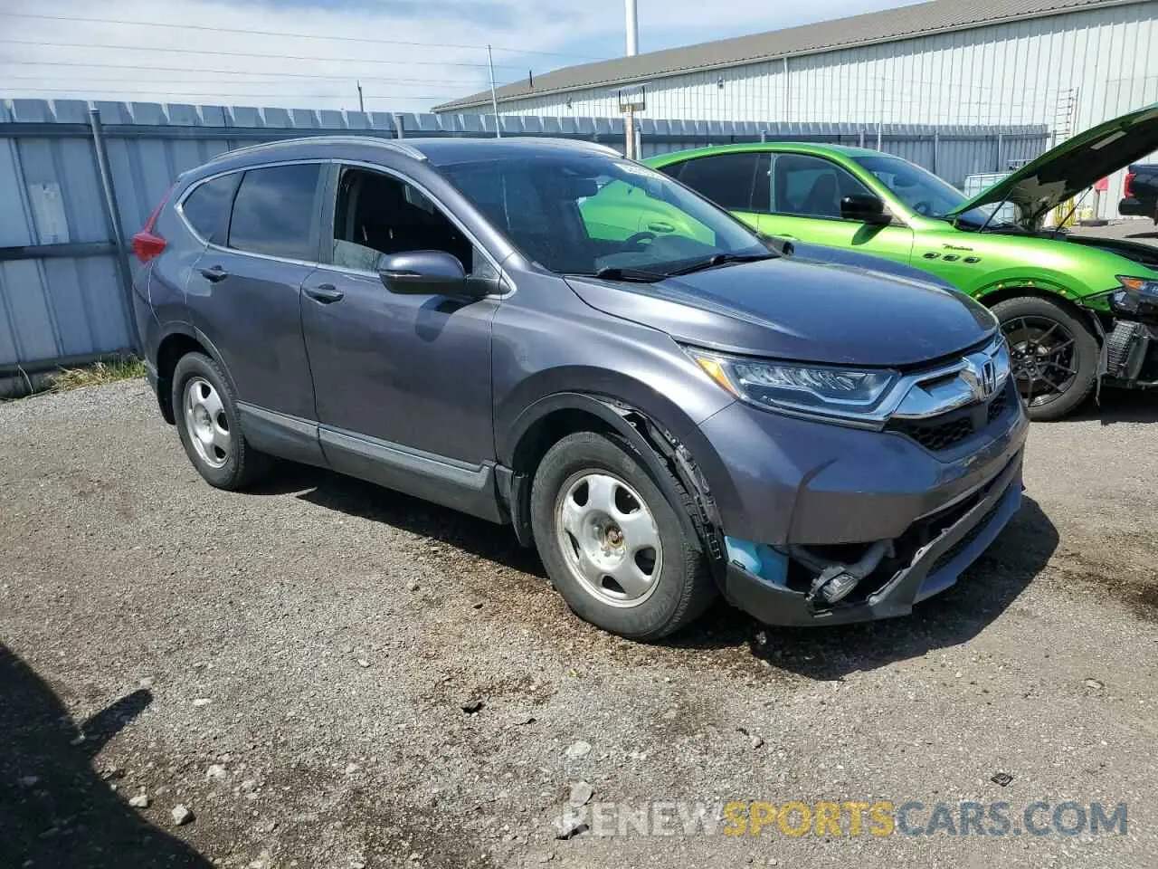 4 Photograph of a damaged car 2HKRW2H90KH149664 HONDA CRV 2019