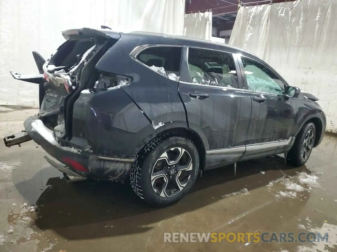 3 Photograph of a damaged car 2HKRW2H90KH602147 HONDA CRV 2019