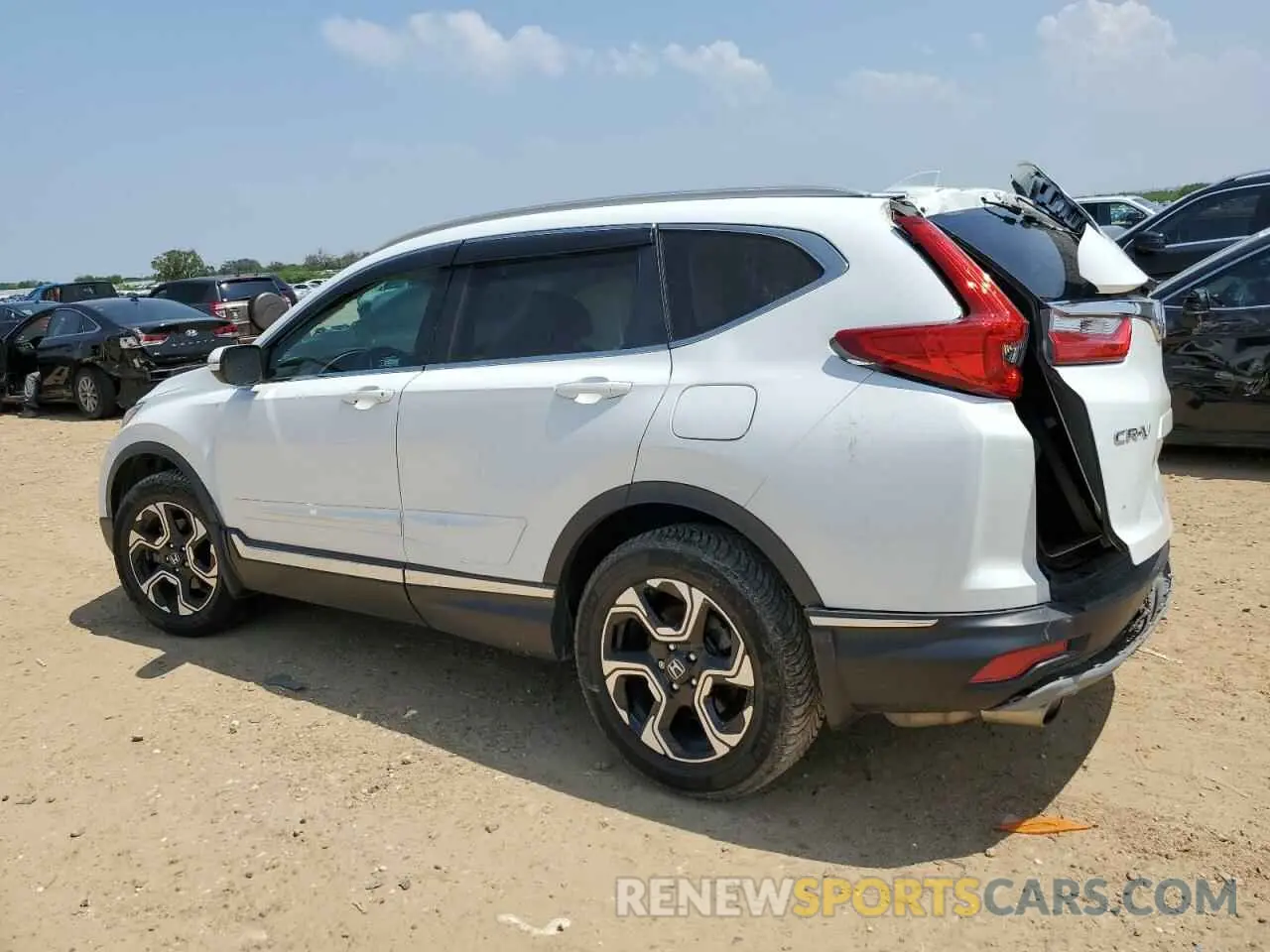 2 Photograph of a damaged car 2HKRW2H93KH642660 HONDA CRV 2019