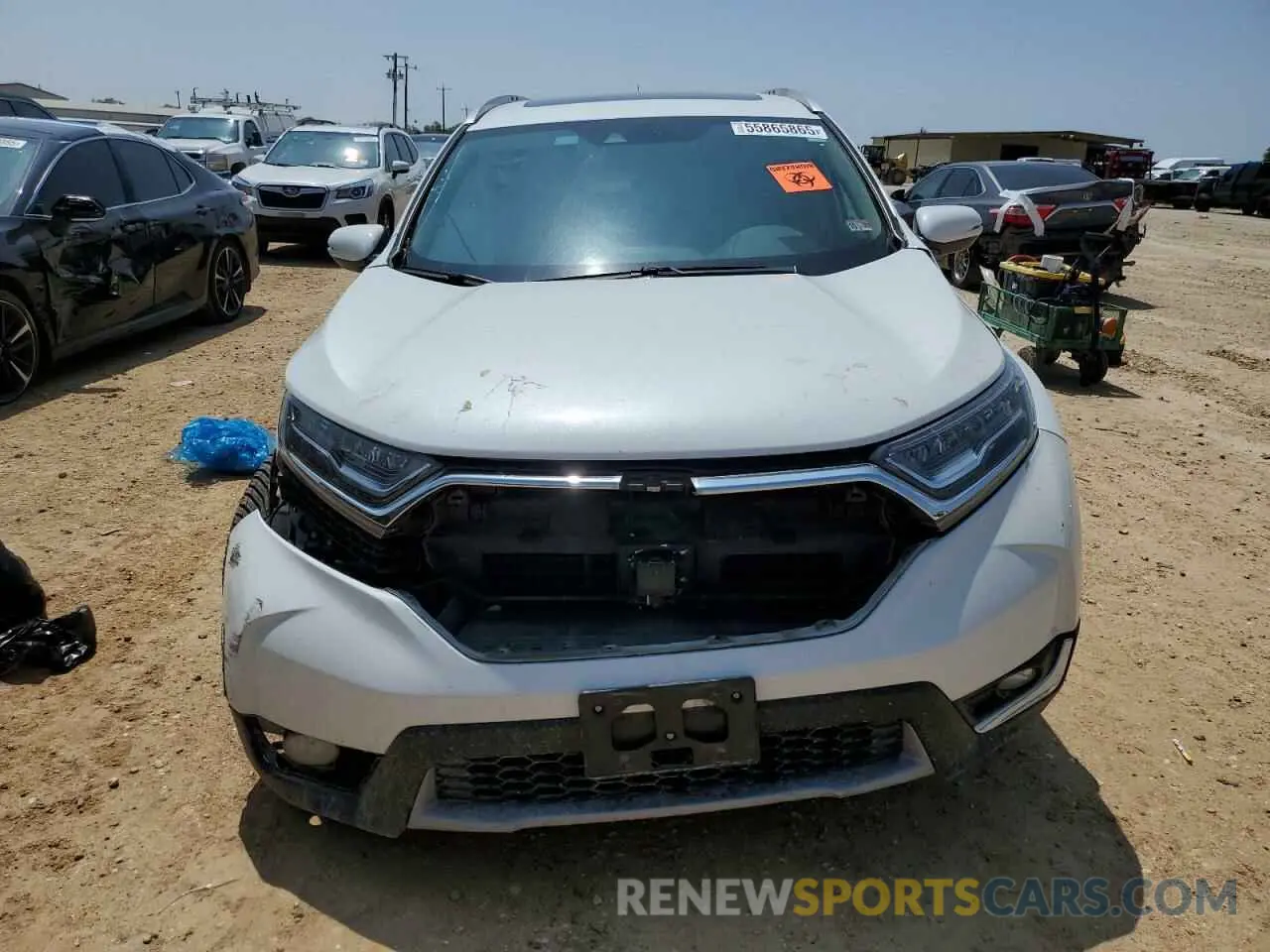 5 Photograph of a damaged car 2HKRW2H93KH642660 HONDA CRV 2019