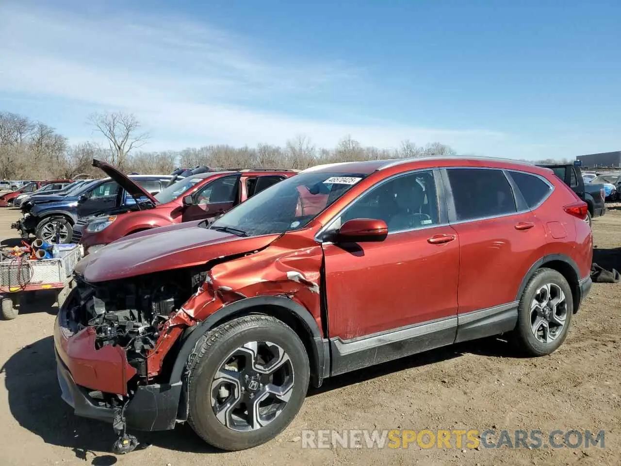 1 Фотография поврежденного автомобиля 2HKRW2H94KH606489 HONDA CRV 2019