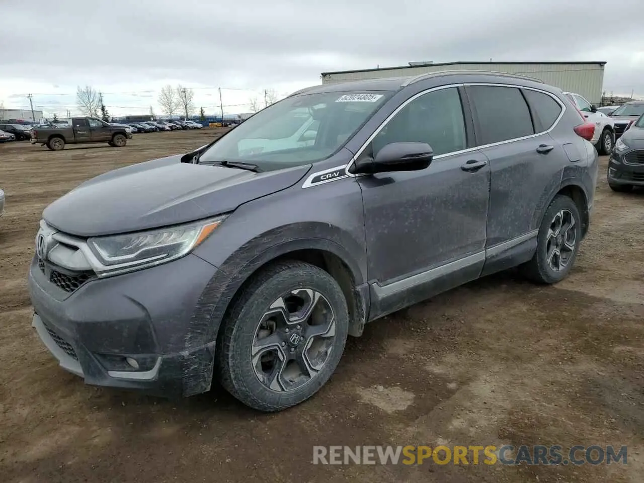 1 Photograph of a damaged car 2HKRW2H95KH149661 HONDA CRV 2019