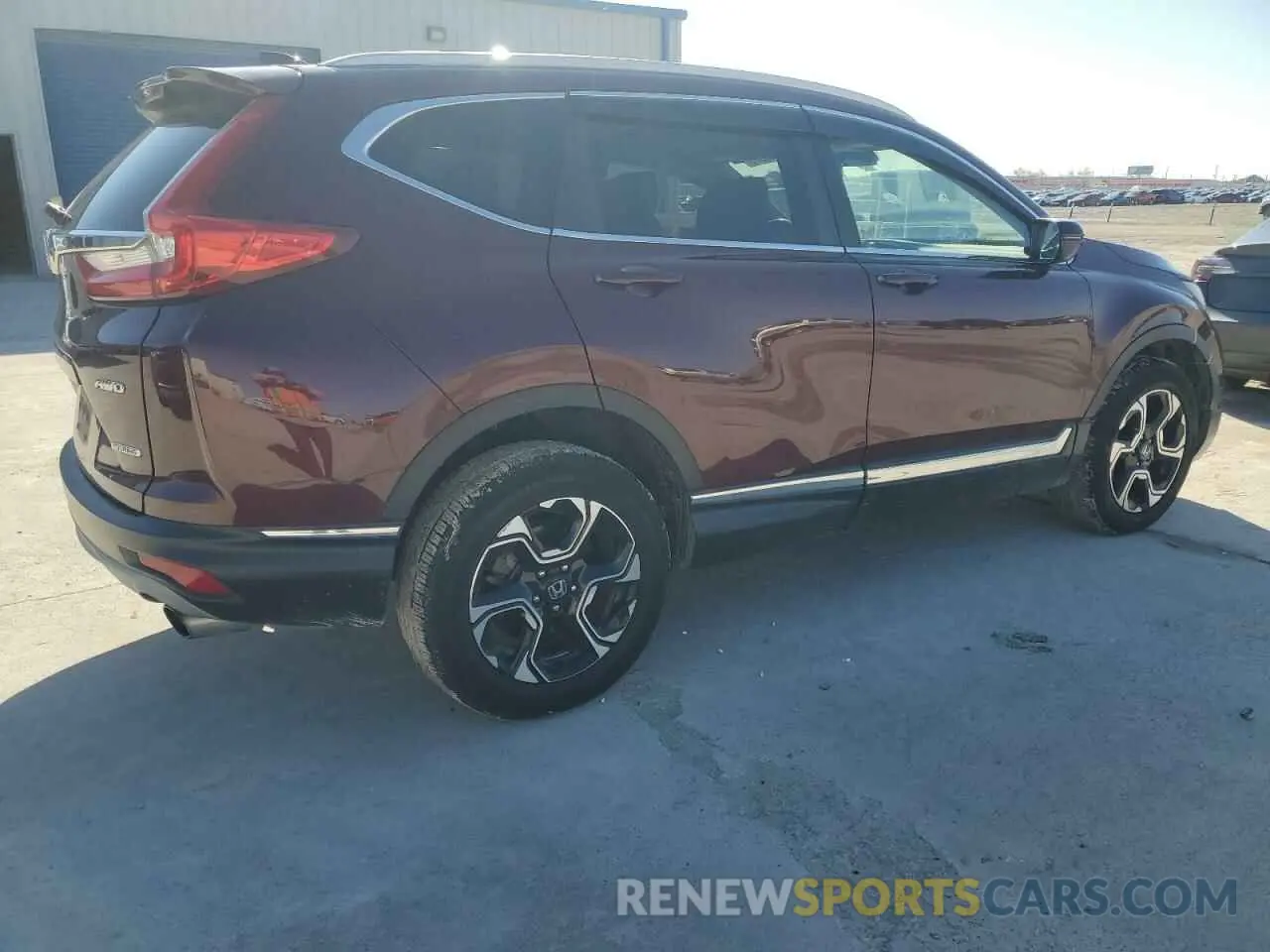 3 Photograph of a damaged car 2HKRW2H97KH600251 HONDA CRV 2019