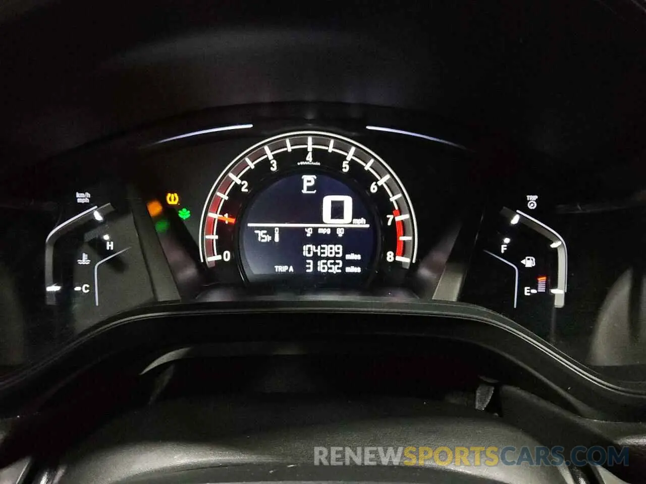 9 Photograph of a damaged car 2HKRW5H31KH417621 HONDA CRV 2019
