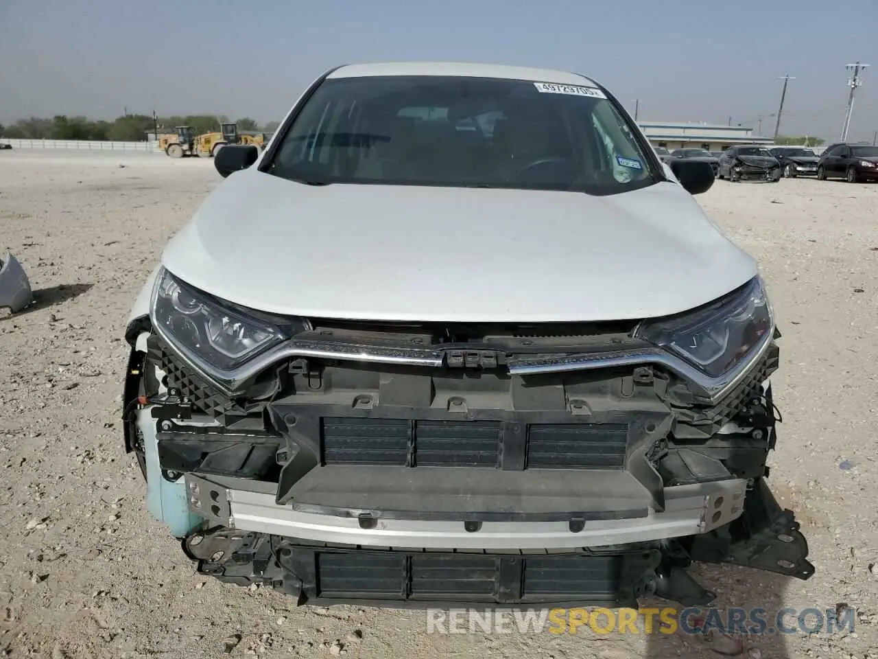 5 Photograph of a damaged car 2HKRW5H31KH422415 HONDA CRV 2019