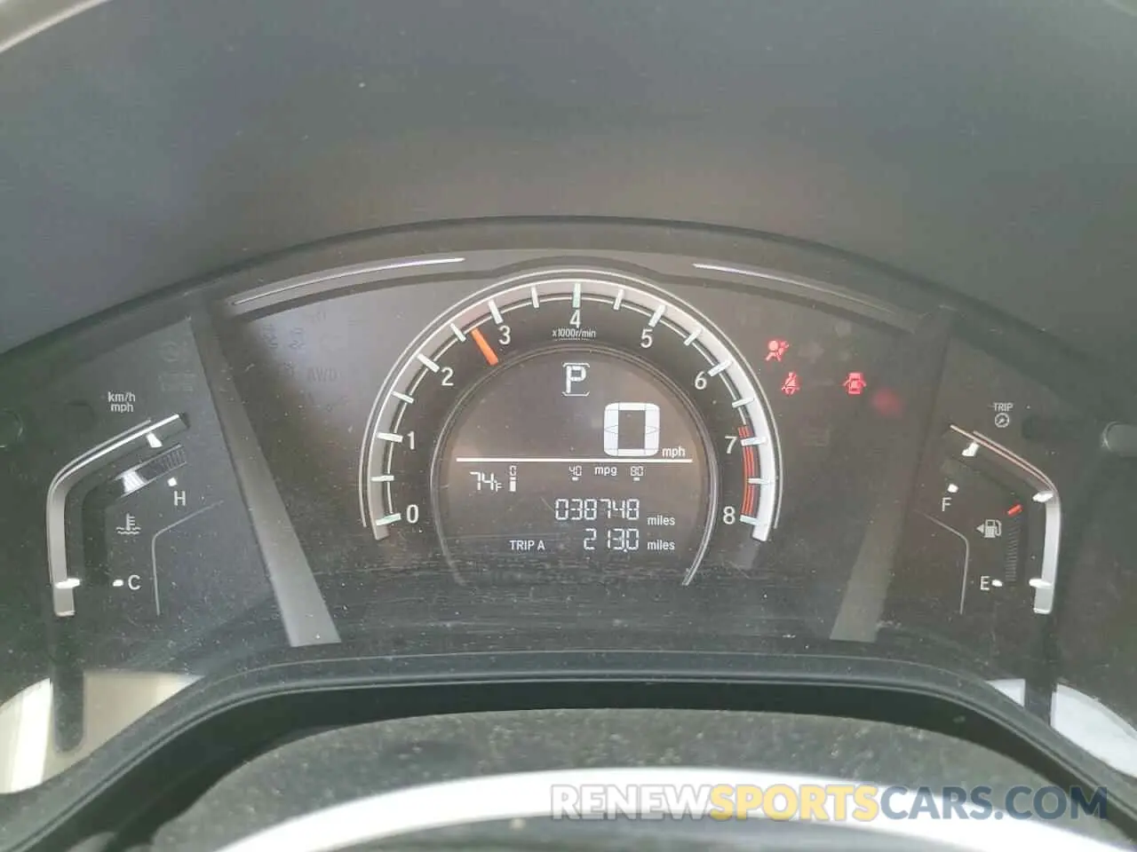 9 Photograph of a damaged car 2HKRW5H31KH422415 HONDA CRV 2019