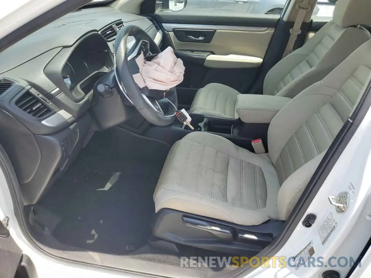 7 Photograph of a damaged car 2HKRW5H32KH406580 HONDA CRV 2019
