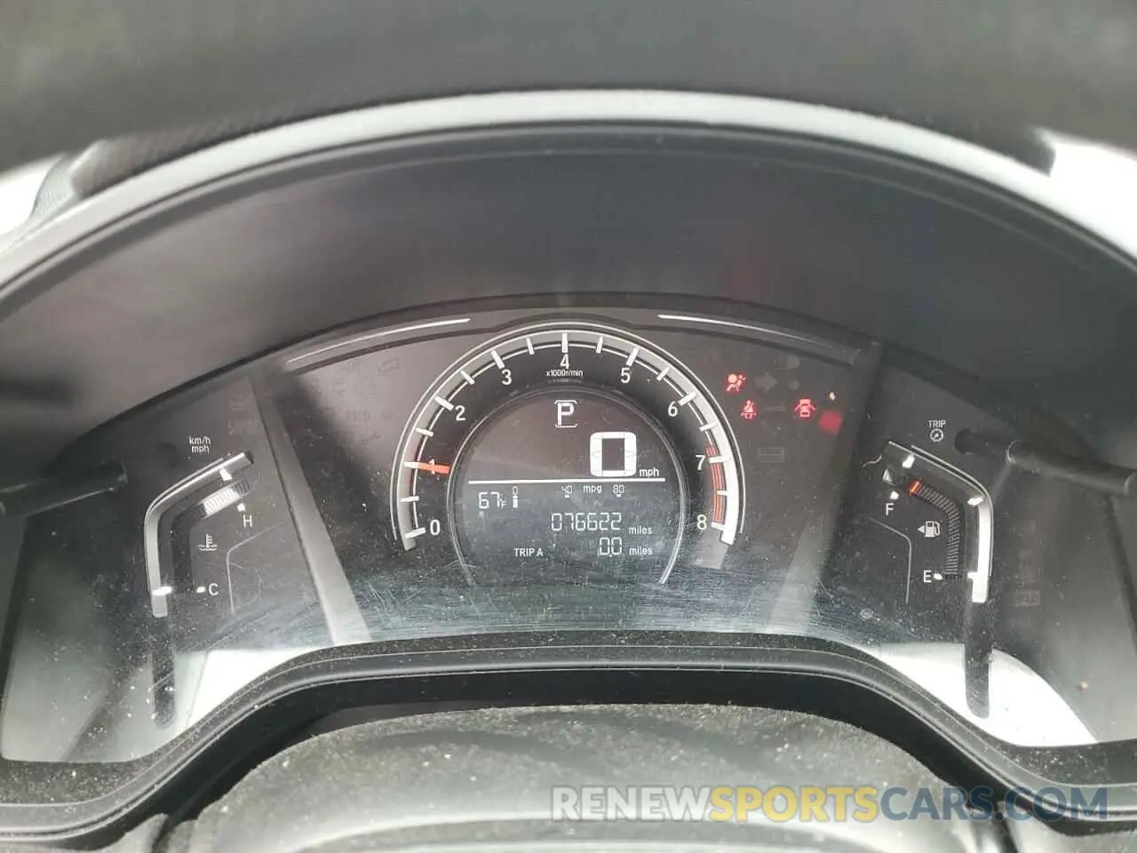 9 Photograph of a damaged car 2HKRW5H34KH400456 HONDA CRV 2019