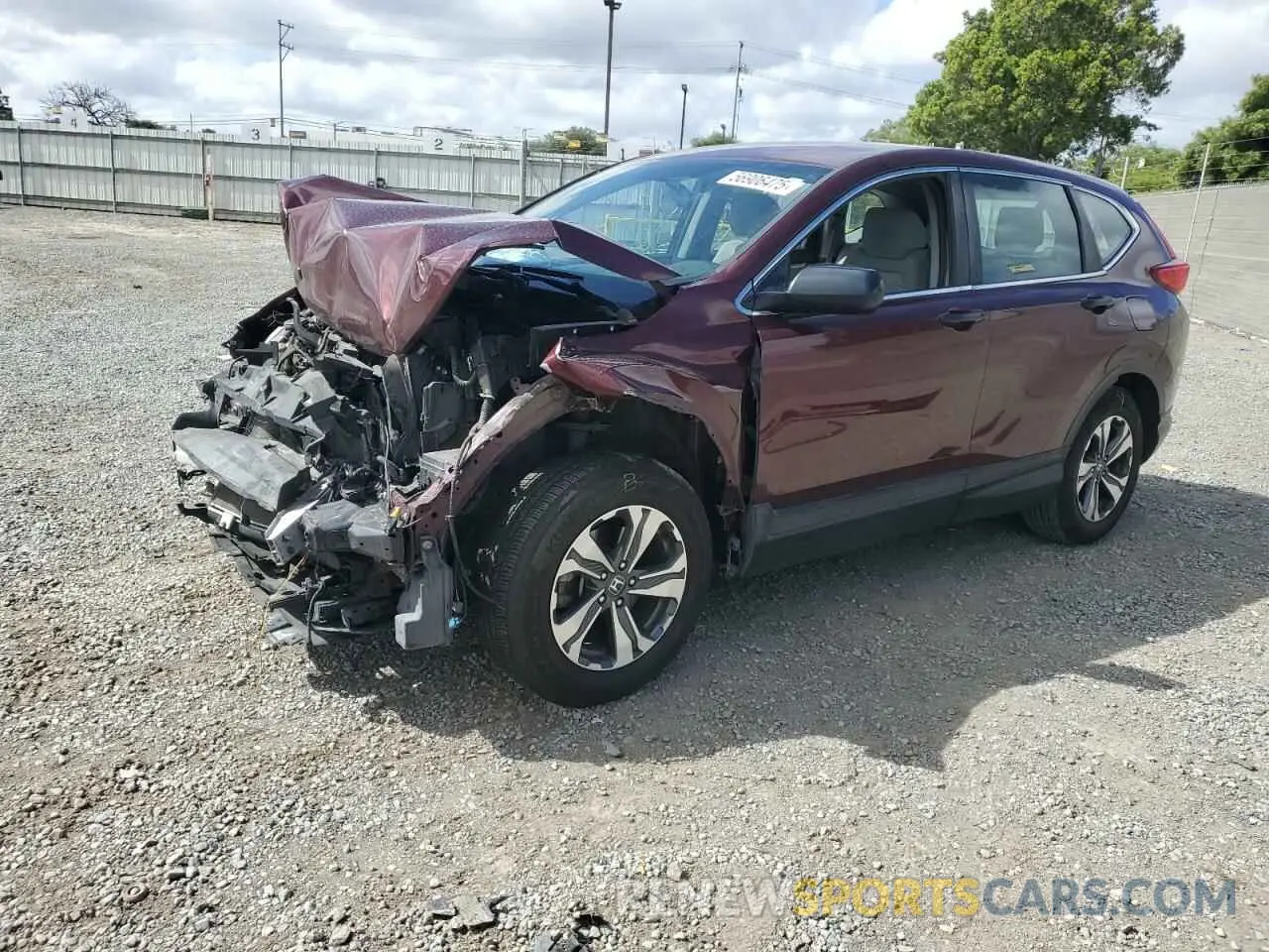 1 Фотография поврежденного автомобиля 2HKRW5H36KH401303 HONDA CRV 2019