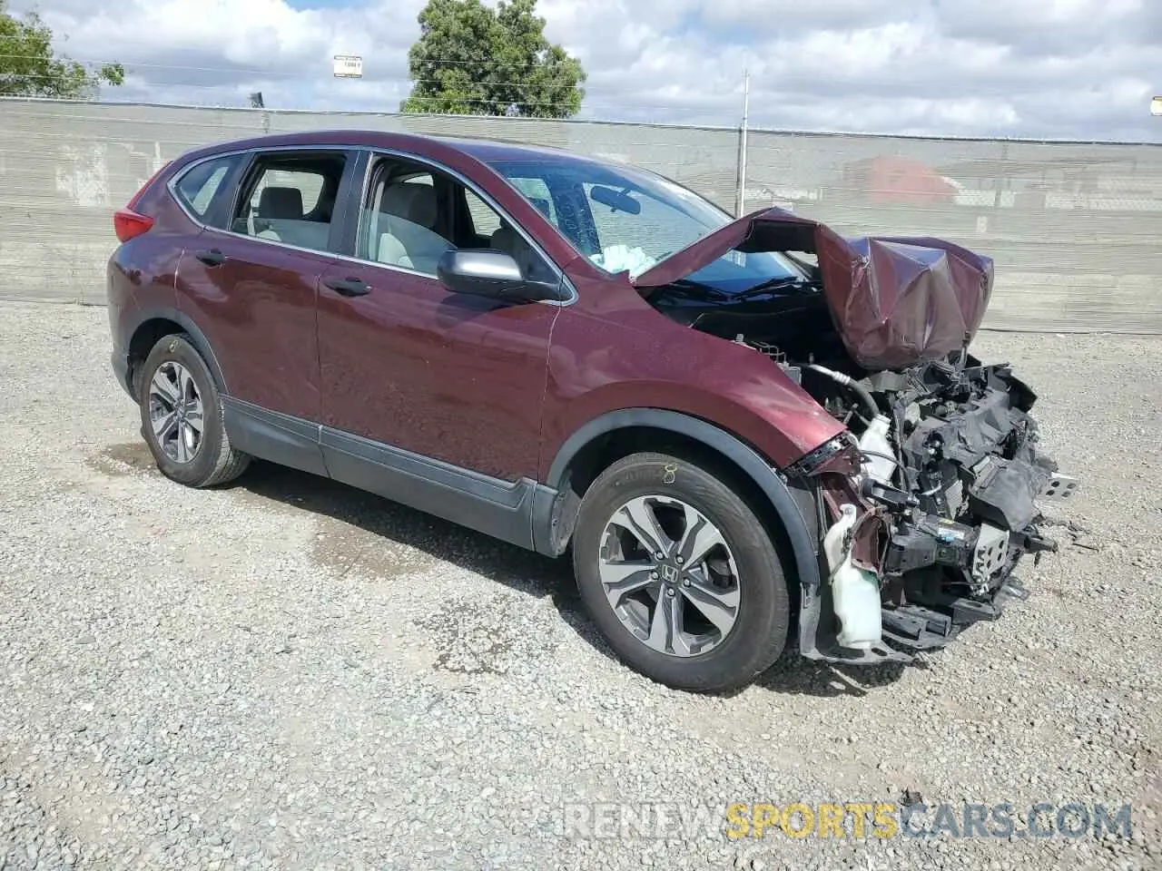 4 Фотография поврежденного автомобиля 2HKRW5H36KH401303 HONDA CRV 2019