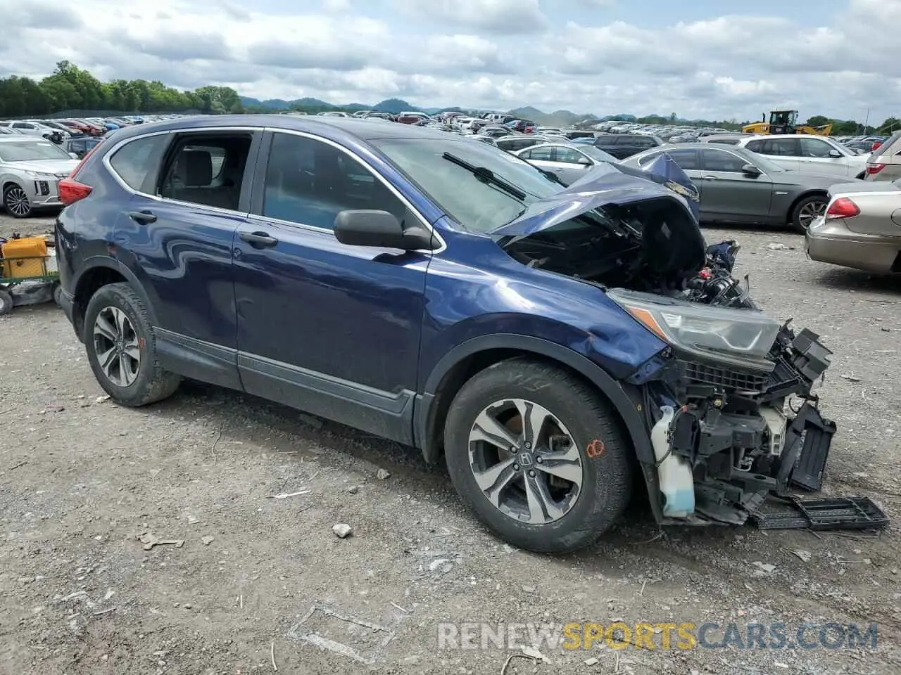 4 Photograph of a damaged car 2HKRW5H37KH404985 HONDA CRV 2019