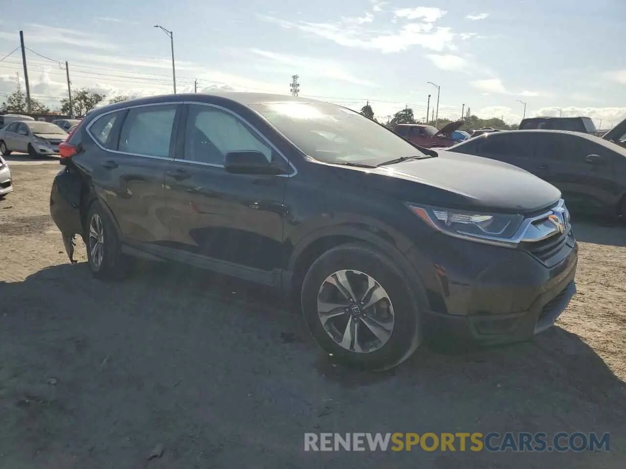 4 Фотография поврежденного автомобиля 2HKRW5H37KH405537 HONDA CRV 2019