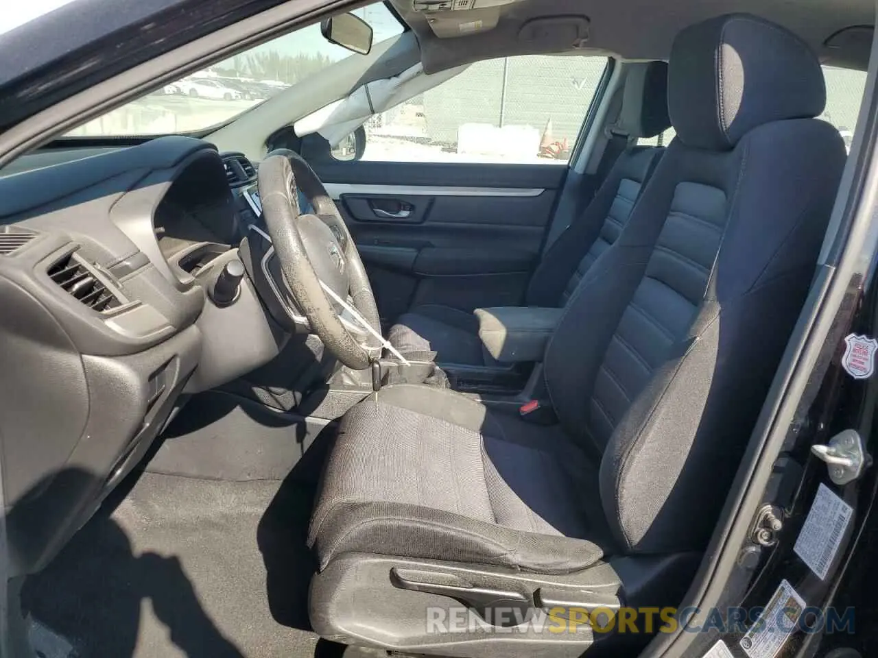 7 Фотография поврежденного автомобиля 2HKRW5H37KH405537 HONDA CRV 2019