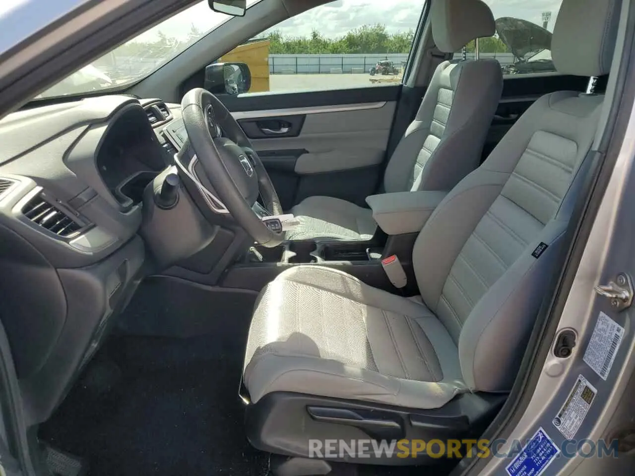 7 Фотография поврежденного автомобиля 2HKRW5H38KH412397 HONDA CRV 2019