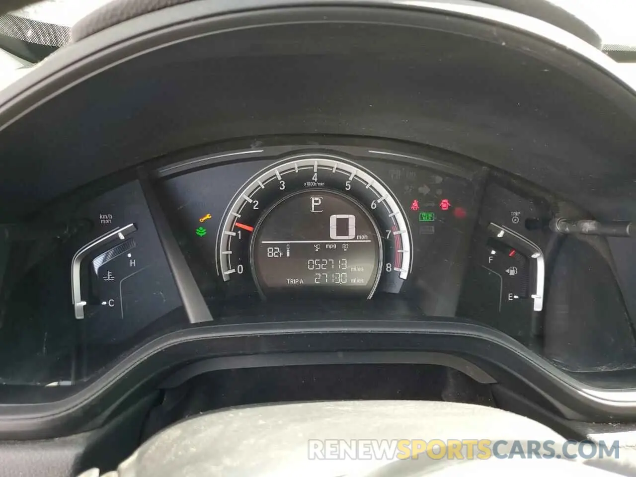 9 Фотография поврежденного автомобиля 2HKRW5H38KH412397 HONDA CRV 2019