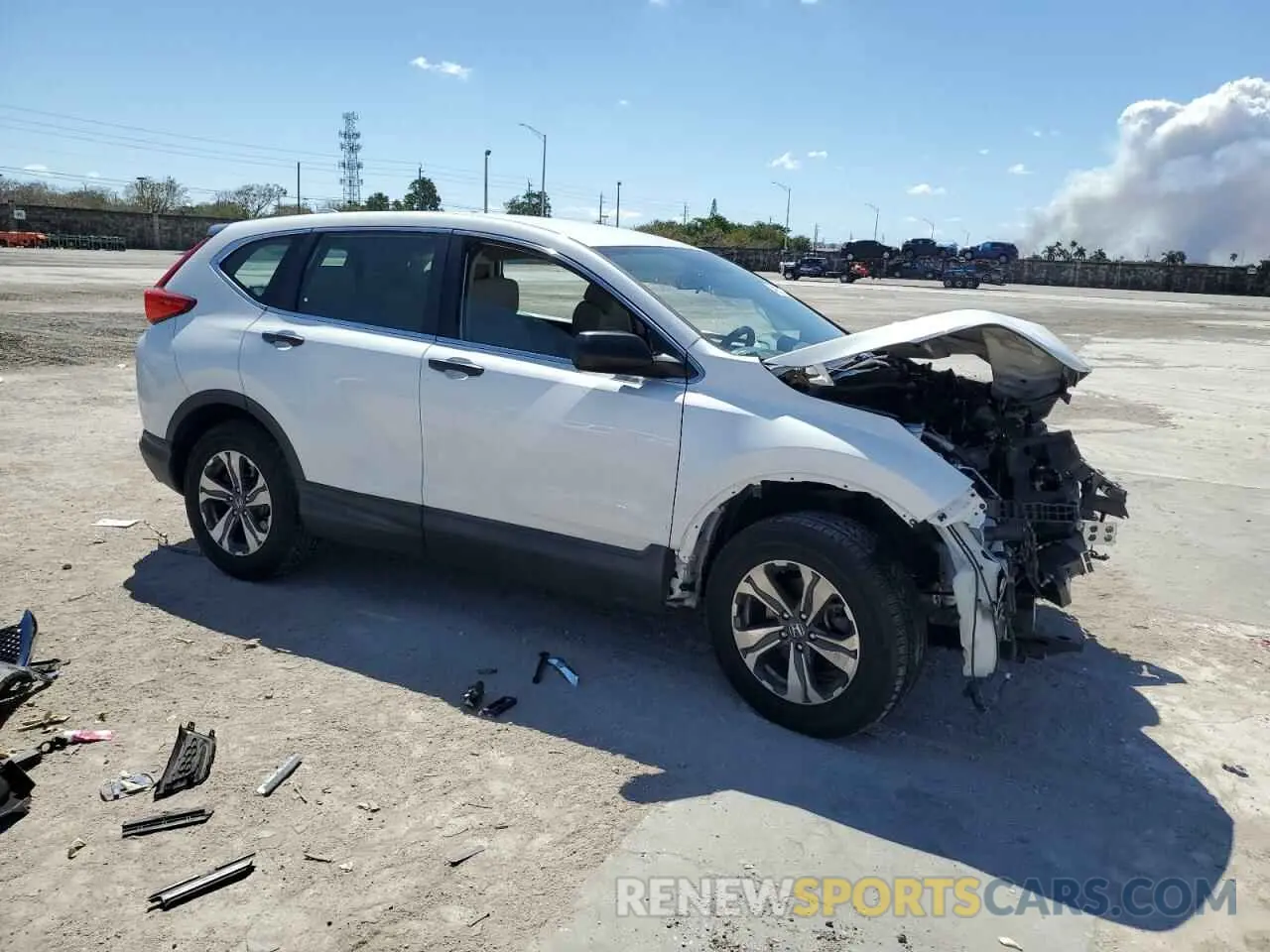 4 Photograph of a damaged car 2HKRW5H39KH416362 HONDA CRV 2019