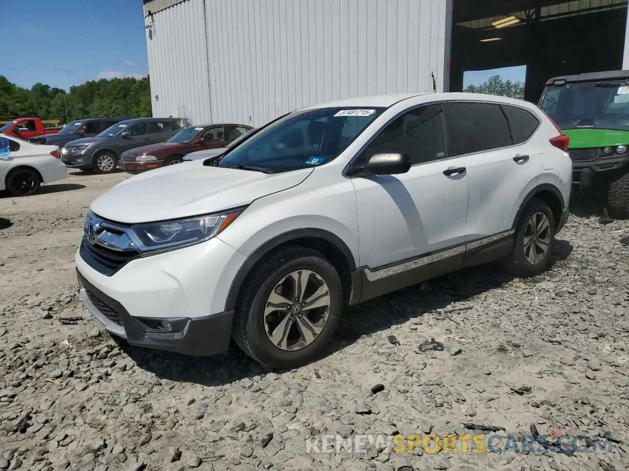 1 Photograph of a damaged car 2HKRW5H3XKH416371 HONDA CRV 2019