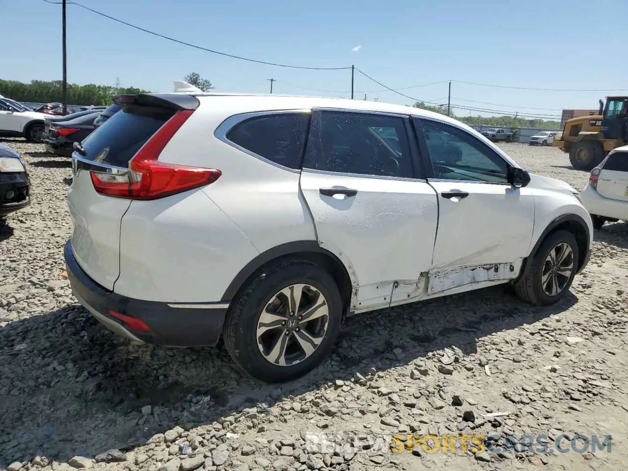 3 Photograph of a damaged car 2HKRW5H3XKH416371 HONDA CRV 2019