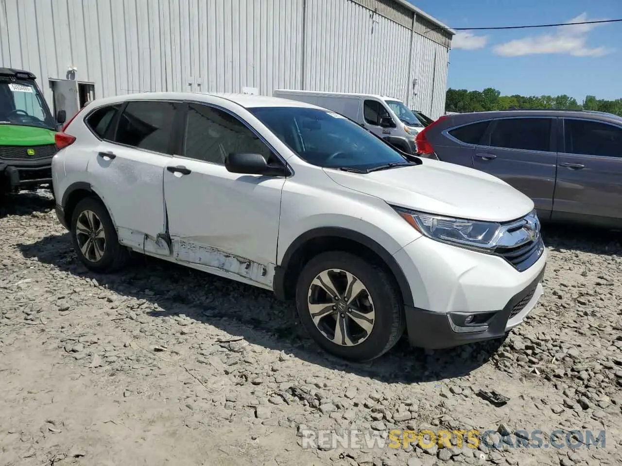 4 Photograph of a damaged car 2HKRW5H3XKH416371 HONDA CRV 2019