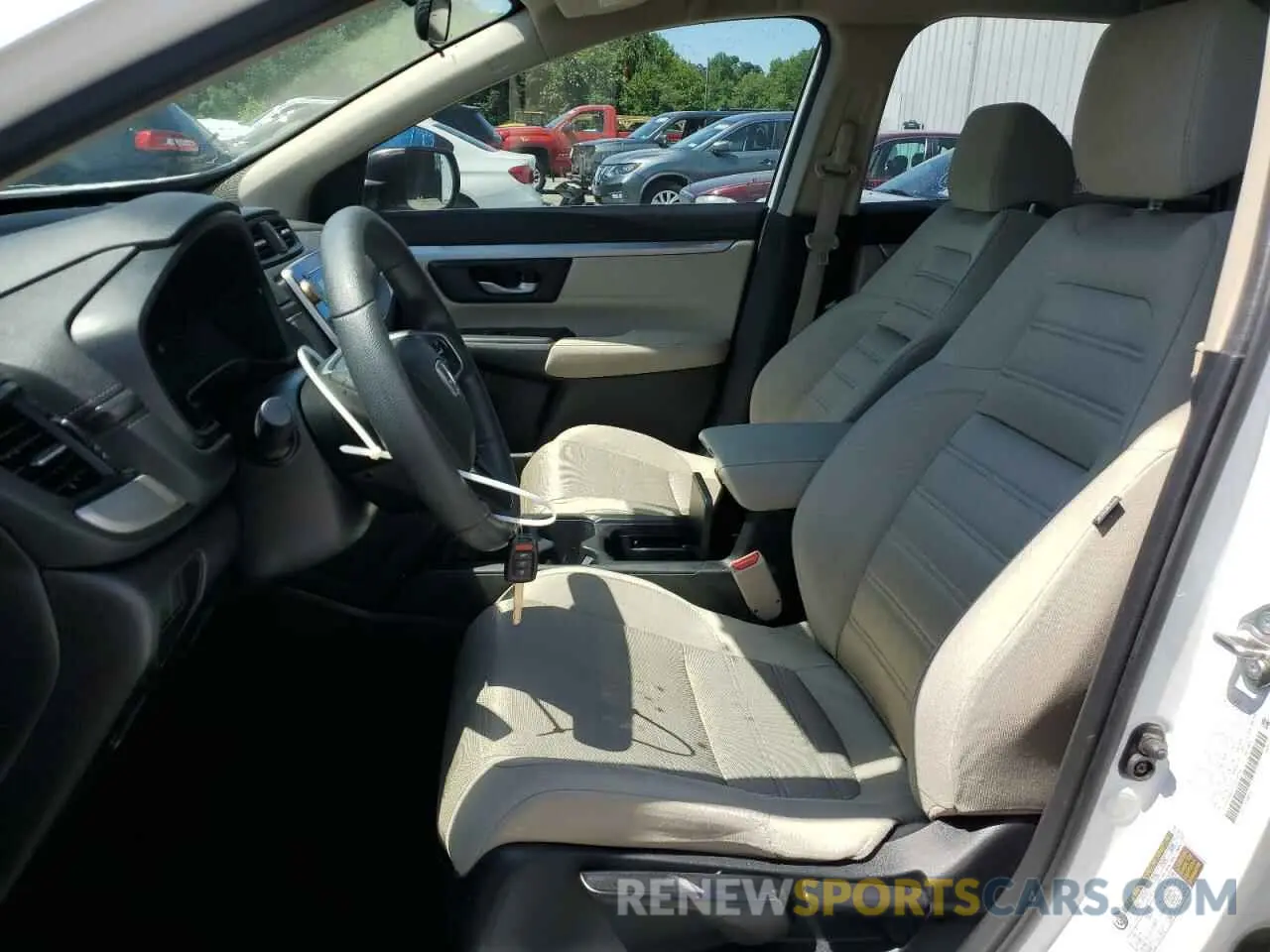 7 Photograph of a damaged car 2HKRW5H3XKH416371 HONDA CRV 2019