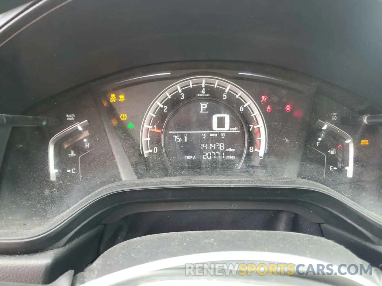 9 Фотография поврежденного автомобиля 2HKRW6H32KH224089 HONDA CRV 2019
