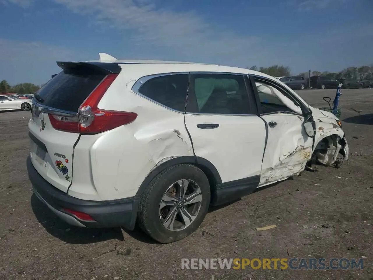 3 Photograph of a damaged car 2HKRW6H33KH200724 HONDA CRV 2019
