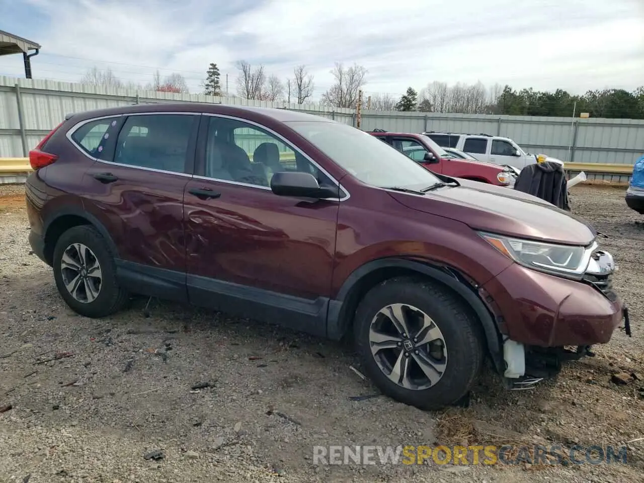 4 Photograph of a damaged car 2HKRW6H33KH210783 HONDA CRV 2019
