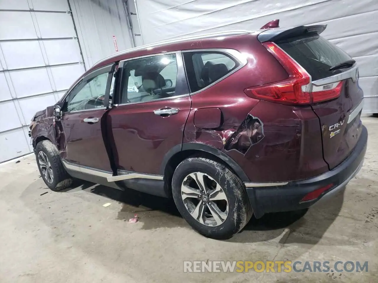 2 Photograph of a damaged car 2HKRW6H36KH200619 HONDA CRV 2019