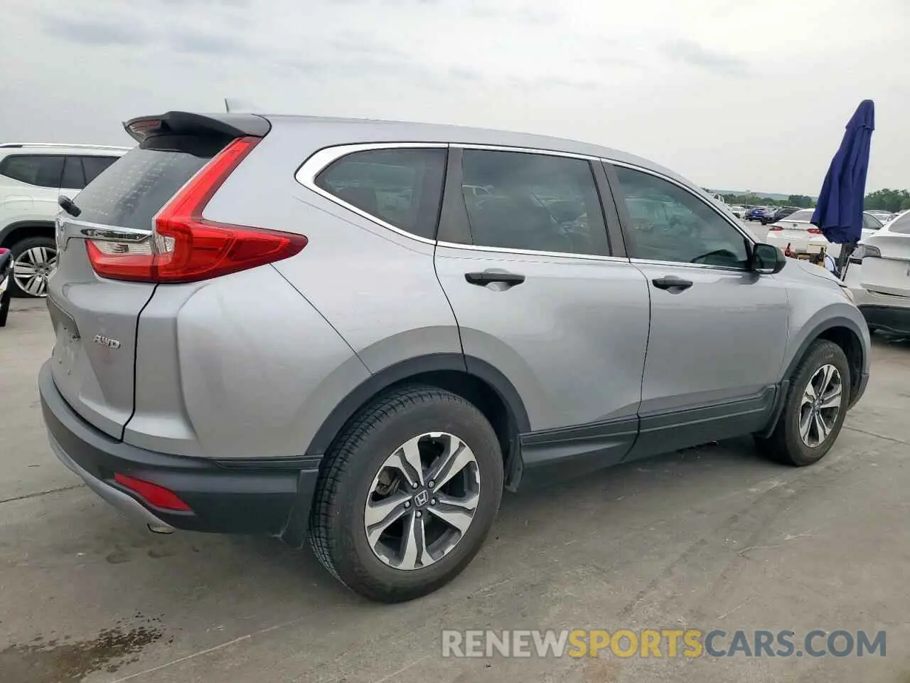 3 Photograph of a damaged car 2HKRW6H36KH203603 HONDA CRV 2019
