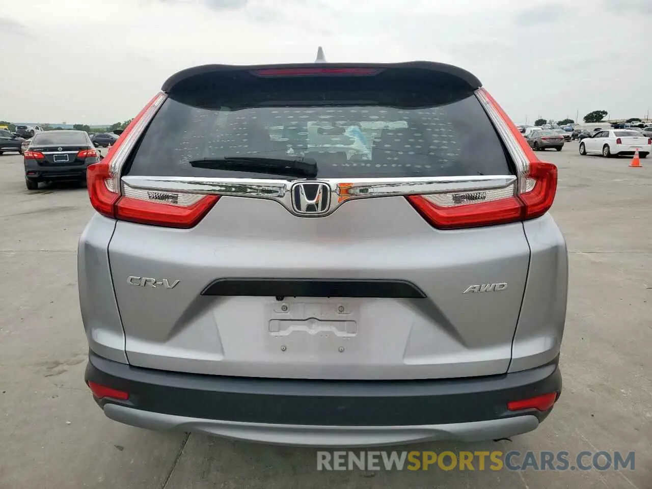 6 Photograph of a damaged car 2HKRW6H36KH203603 HONDA CRV 2019