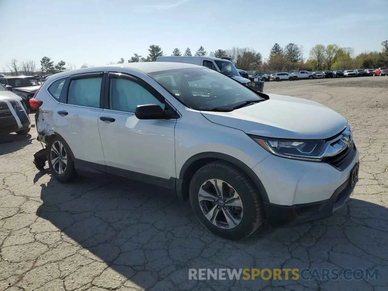 4 Photograph of a damaged car 2HKRW6H36KH218330 HONDA CRV 2019