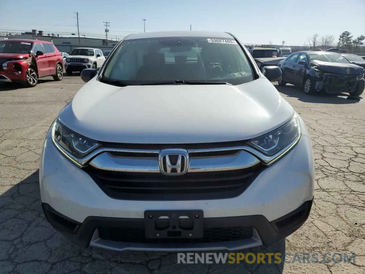 5 Photograph of a damaged car 2HKRW6H36KH218330 HONDA CRV 2019