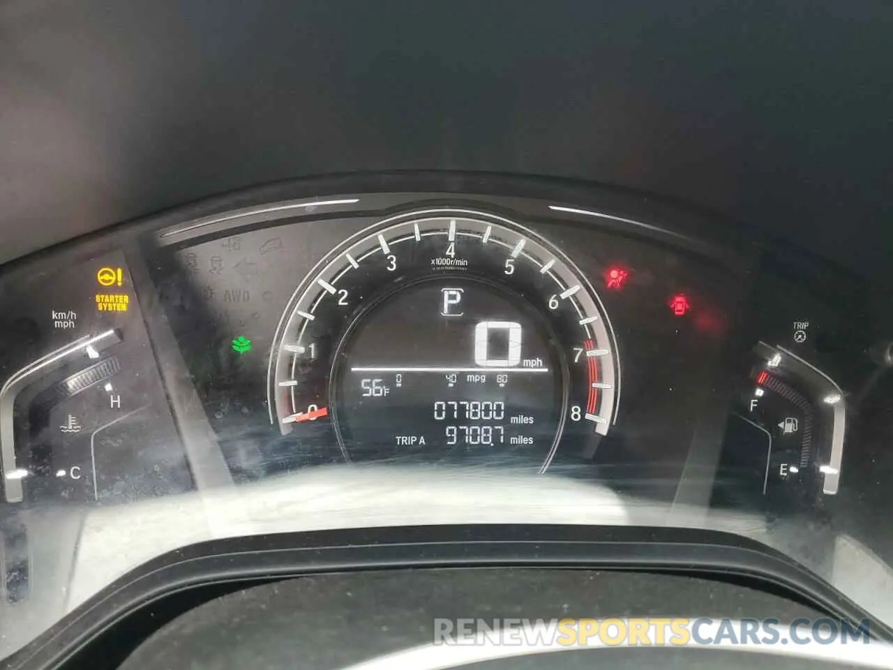 9 Фотография поврежденного автомобиля 2HKRW6H37KH201083 HONDA CRV 2019