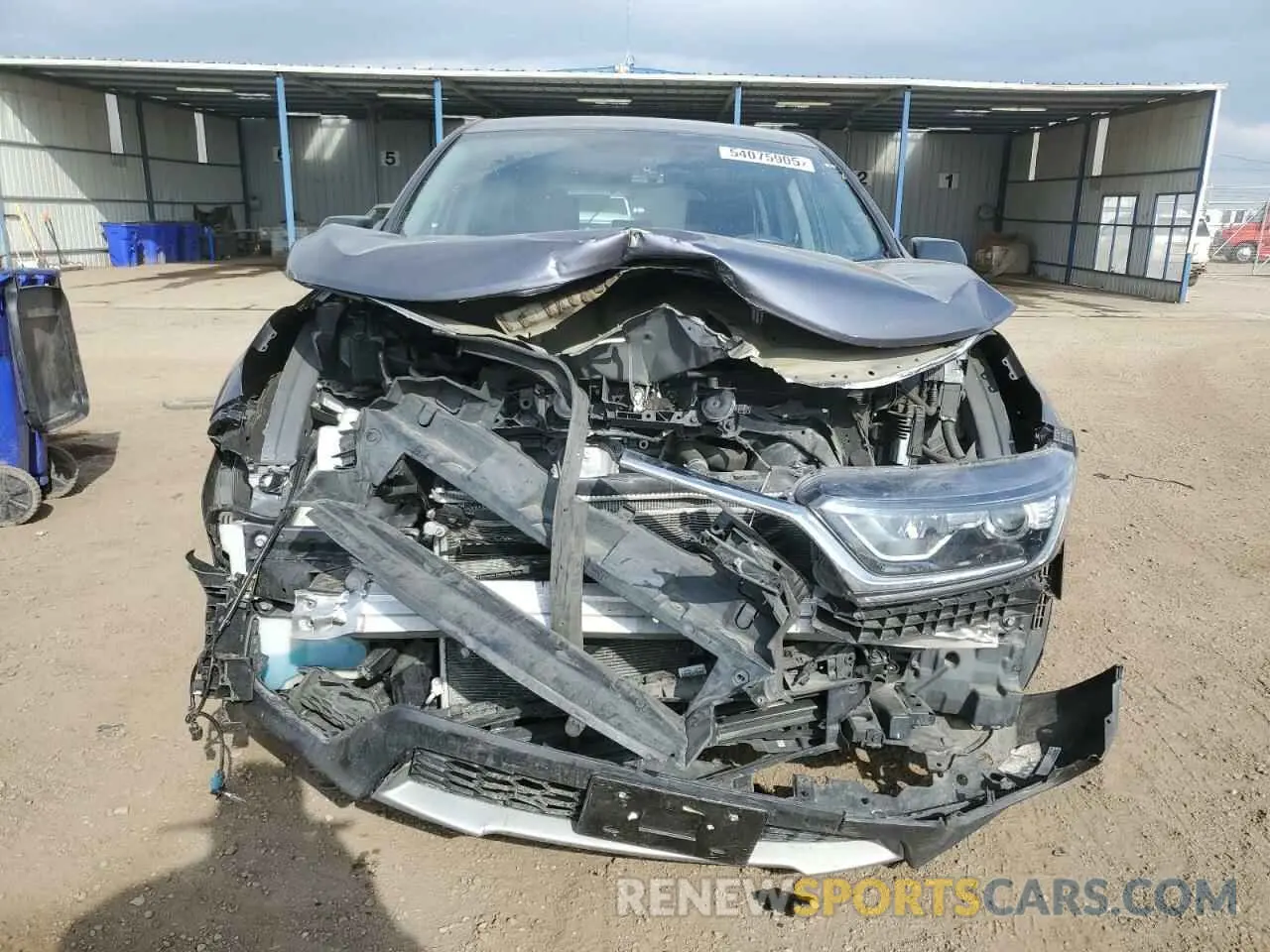 5 Photograph of a damaged car 2HKRW6H37KH219034 HONDA CRV 2019
