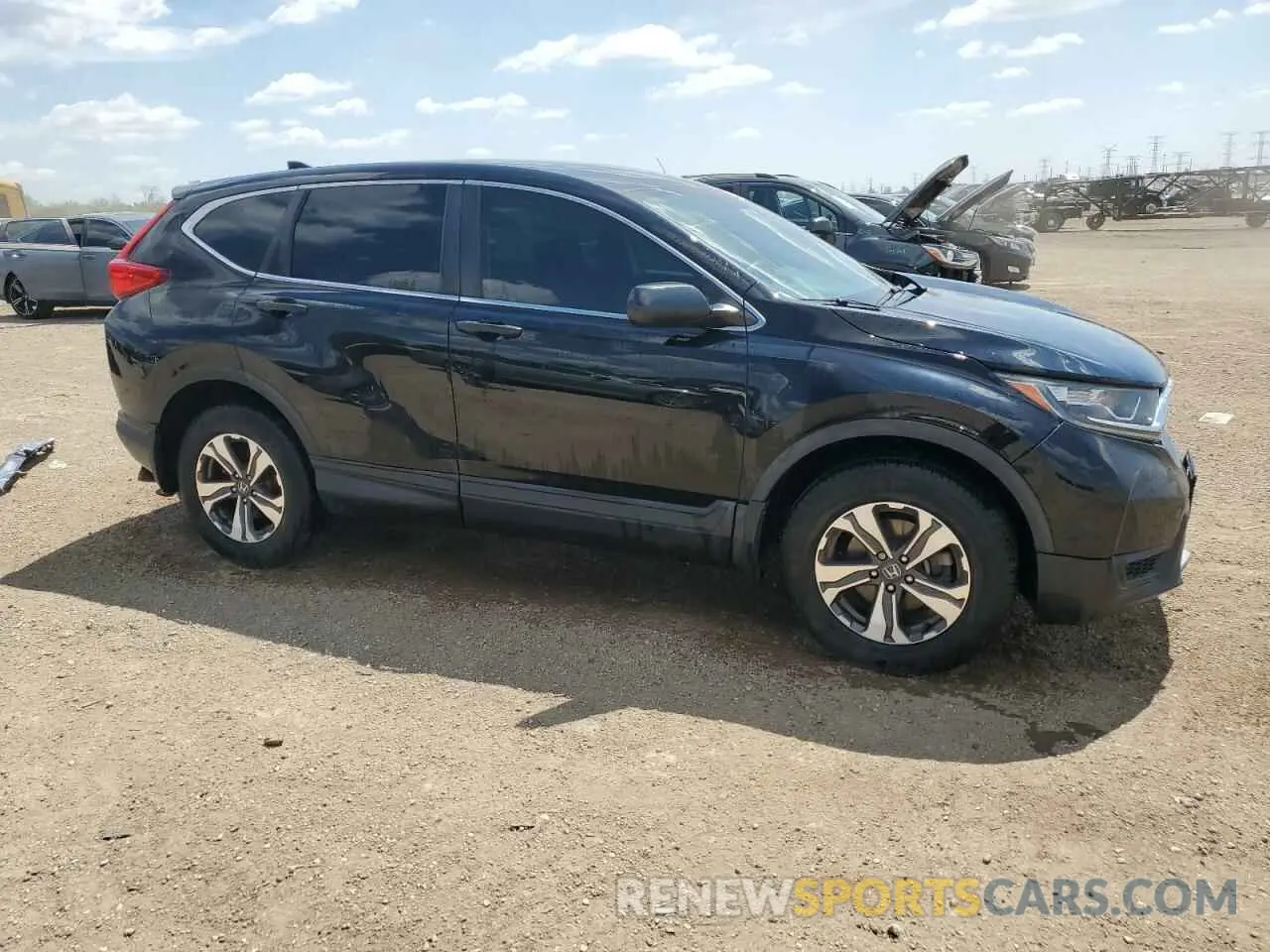 4 Фотография поврежденного автомобиля 2HKRW6H38KH200380 HONDA CRV 2019