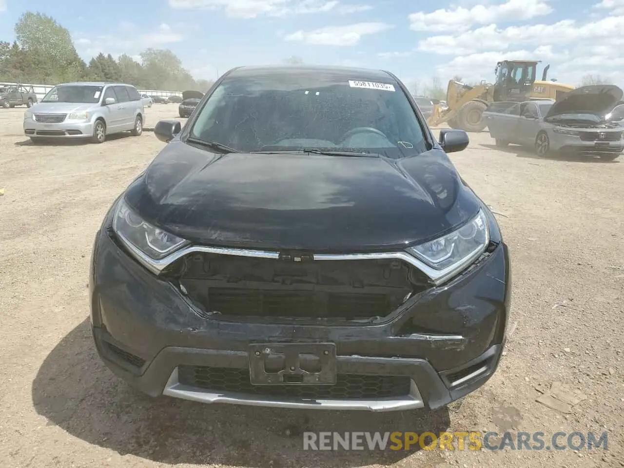 5 Фотография поврежденного автомобиля 2HKRW6H38KH200380 HONDA CRV 2019