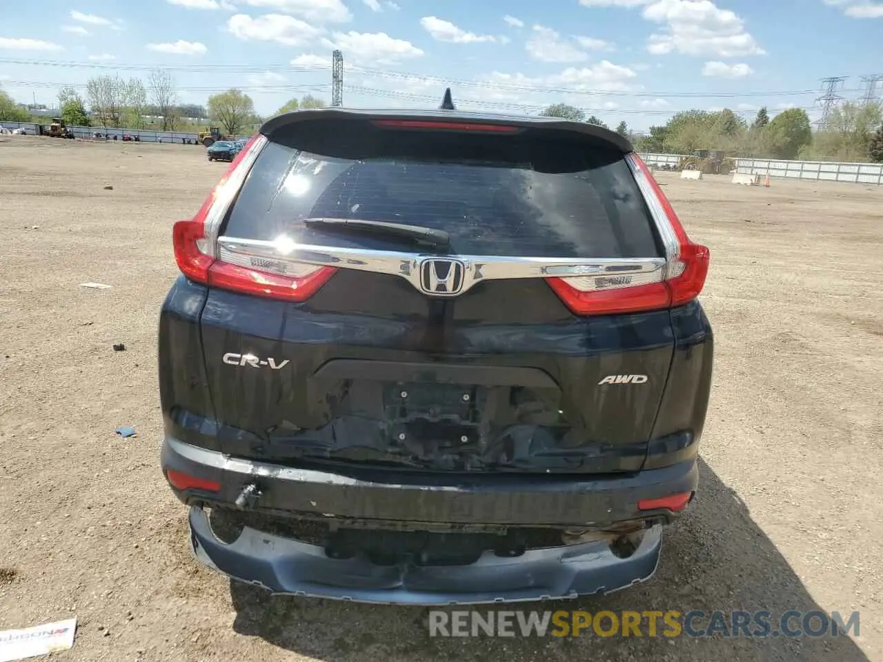 6 Фотография поврежденного автомобиля 2HKRW6H38KH200380 HONDA CRV 2019