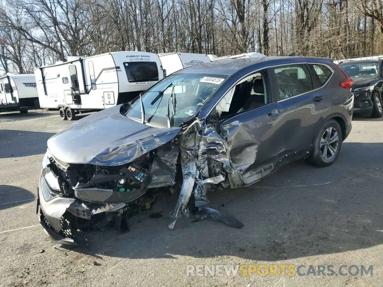 1 Фотография поврежденного автомобиля 2HKRW6H38KH221861 HONDA CRV 2019