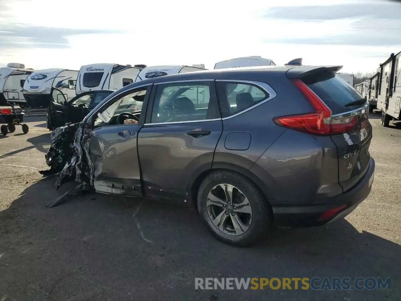 2 Фотография поврежденного автомобиля 2HKRW6H38KH221861 HONDA CRV 2019