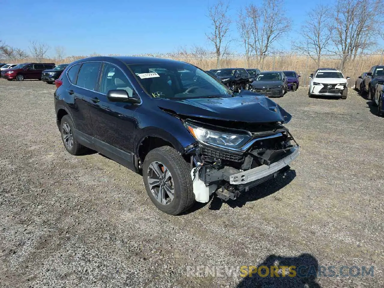 3 Photograph of a damaged car 2HKRW6H39KH202770 HONDA CRV 2019