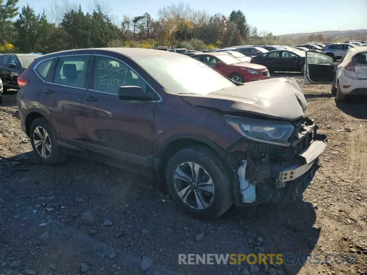 4 Photograph of a damaged car 2HKRW6H39KH206088 HONDA CRV 2019