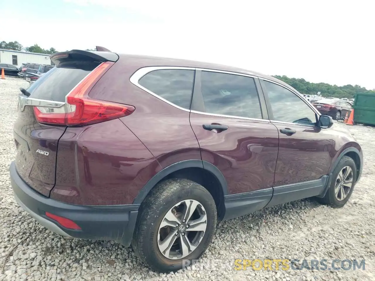 3 Photograph of a damaged car 2HKRW6H39KH226180 HONDA CRV 2019