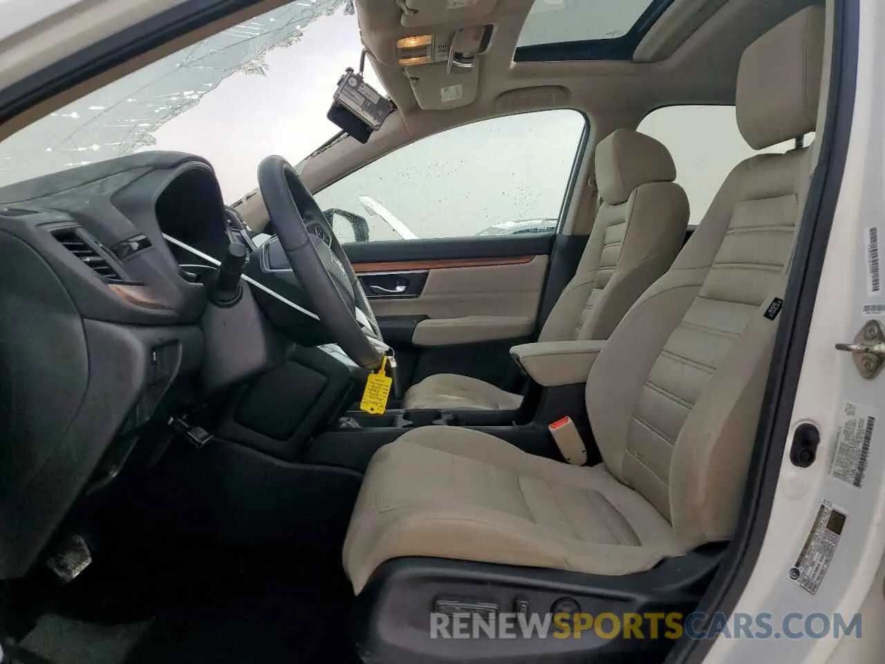 7 Фотография поврежденного автомобиля 5J6RW1H51KA039098 HONDA CRV 2019