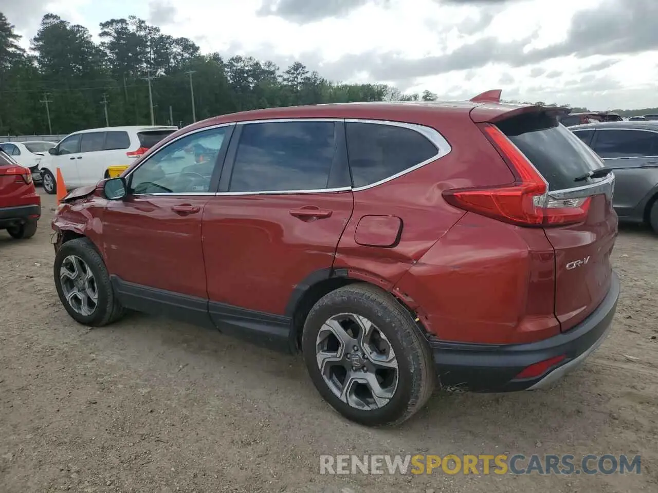 2 Photograph of a damaged car 5J6RW1H51KL002041 HONDA CRV 2019