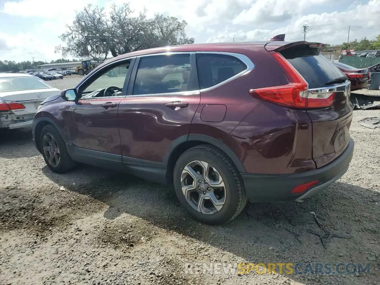2 Photograph of a damaged car 5J6RW1H52KL004669 HONDA CRV 2019
